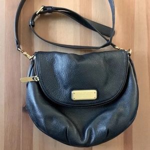 Marc Jacobs Natasha Q black leather crossbody bag